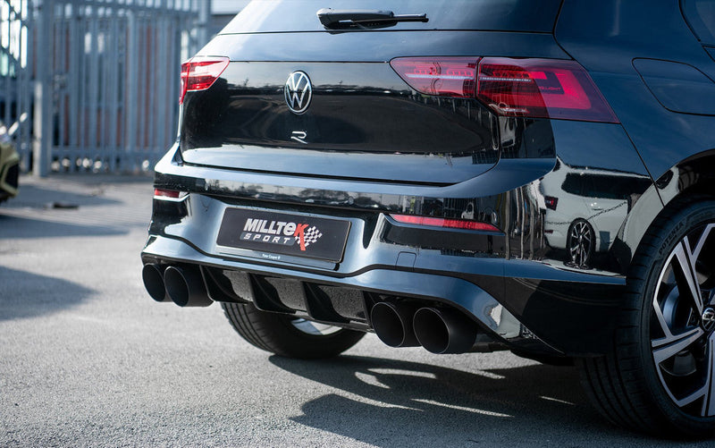 Milltek Particulate Filter-back Exhaust - Non-Resonated (Louder) - Golf 8 R