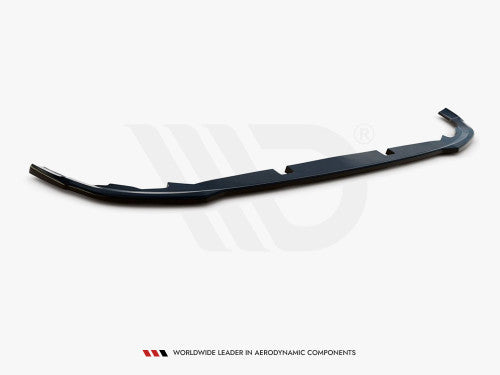 Maxton Design Gloss Black Central Rear Splitter VW Golf Mk8 (2020-)