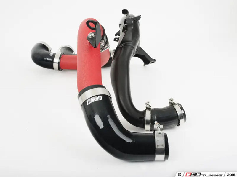 ECS Tuning High Flow Turbo Outlet Pipe Kit - Wrinkle Red - 2.0 TSI Gen3