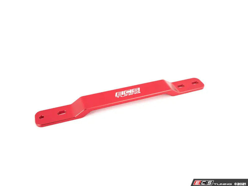 ECS Tuning Billet Aluminum Rear Tunnel Brace Red Anodized - MQB