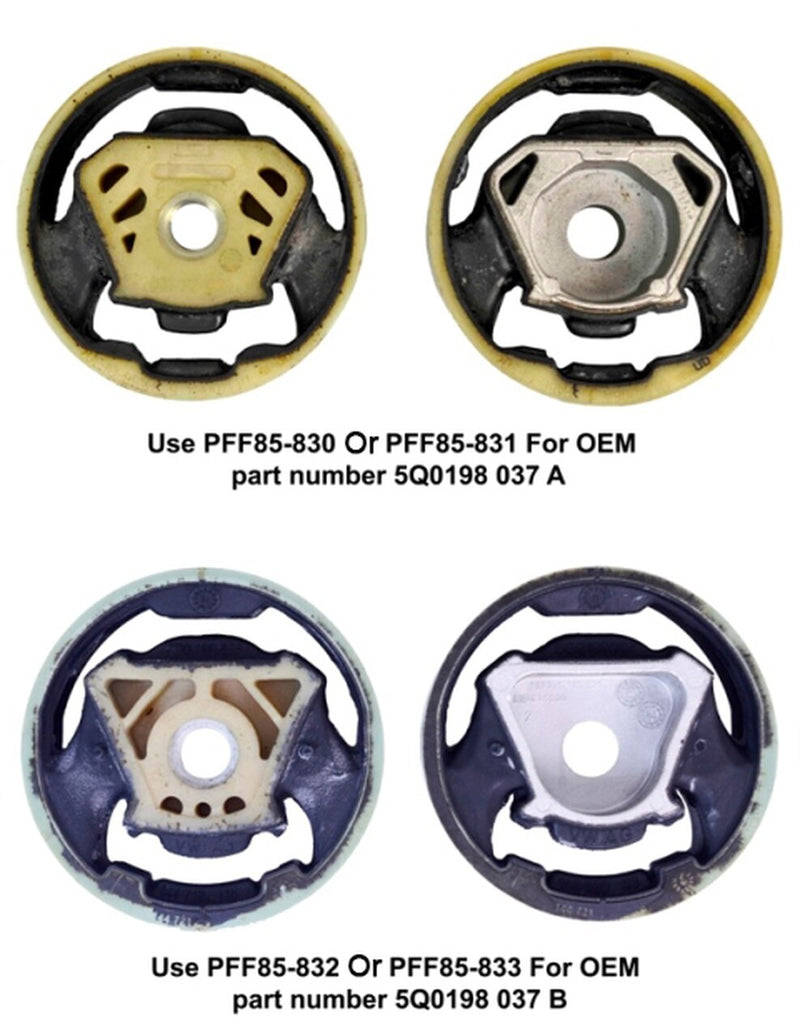 Powerflex Lower Dogbone Mount Insert Kit - PFF85-830 / PFF85-832