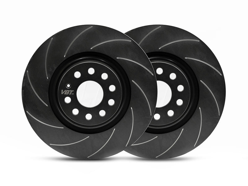 Vagbremtechnic Grooved Rear Brake Discs (Pair) - 330x22mm - S4/S5 B8